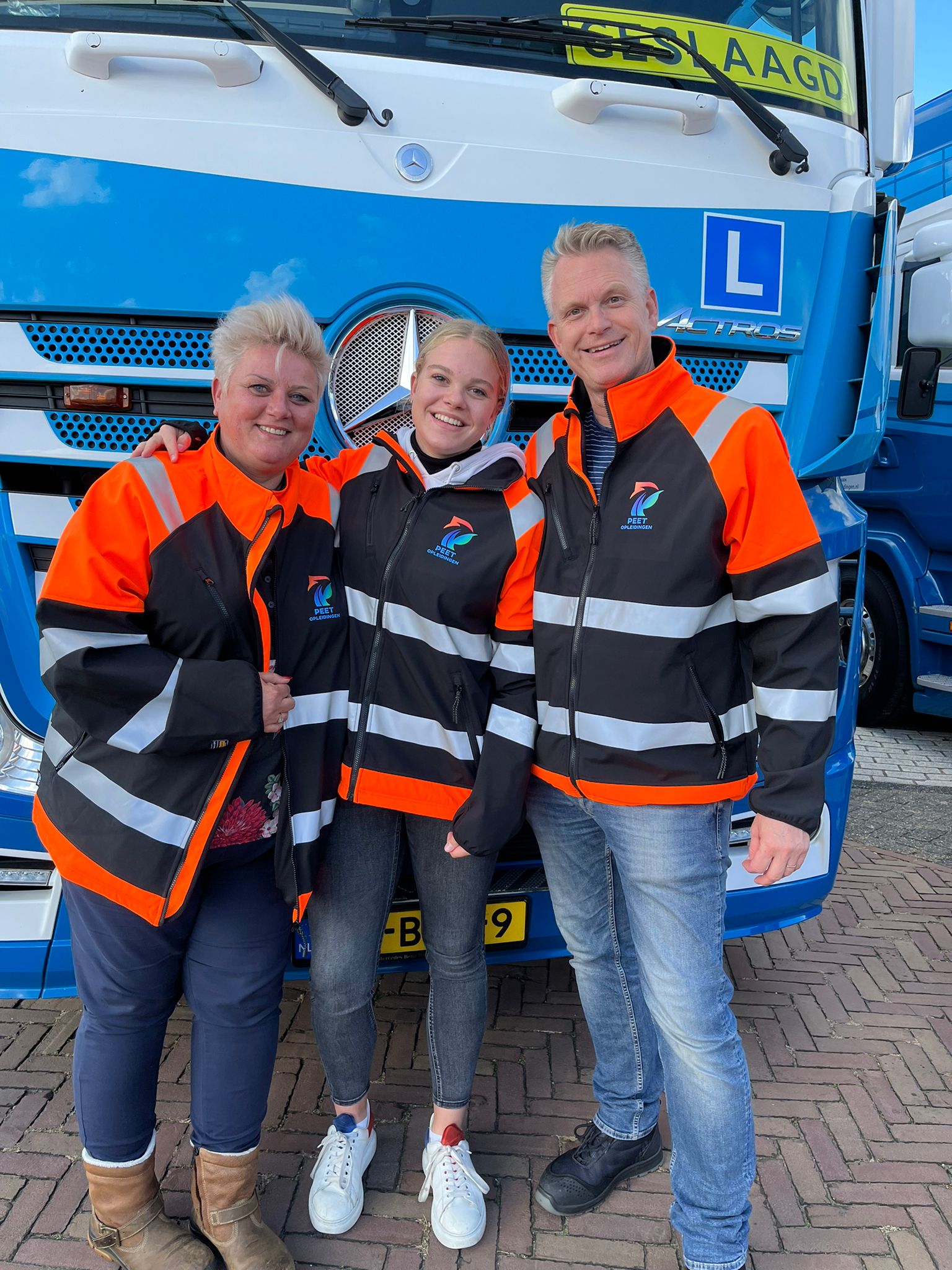 Team PEET Opleidingen: Famke, Petrie en Barry